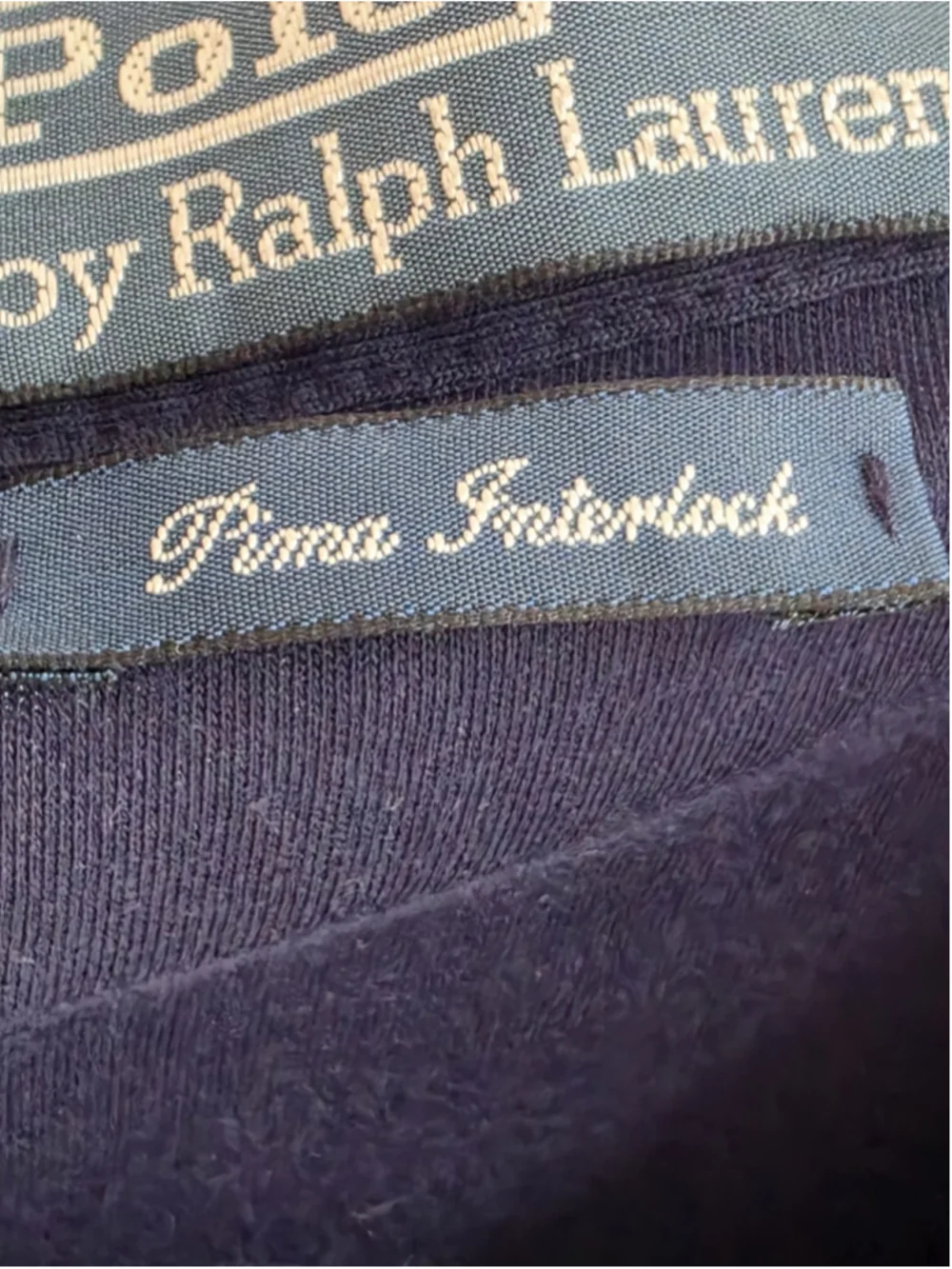 Polo Ralph Lauren Navy Blue Pima Cotton Soft-Touch Interlock Polo Shirt Golf